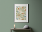 Trellis by William Morris – Vintage Floral Art Print