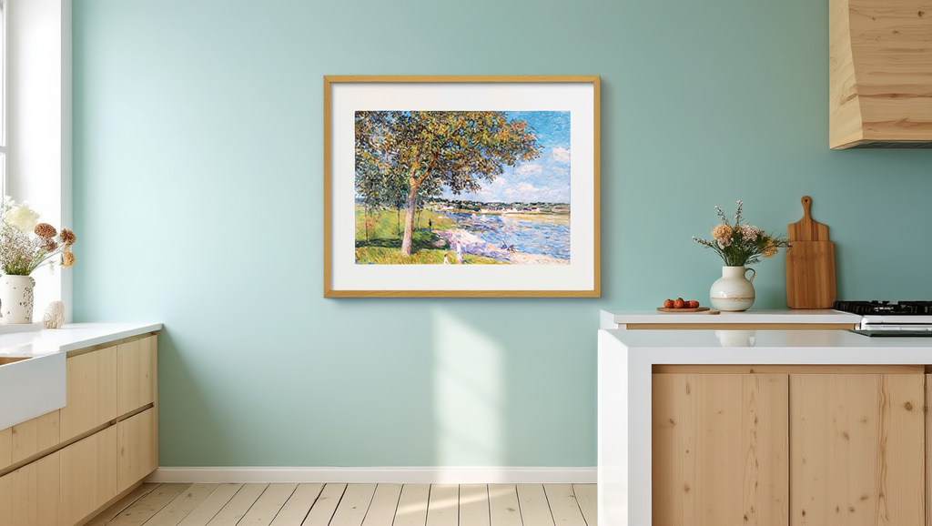 Alfred Sisley - Un Noyer Dans La Prairie De Thomery