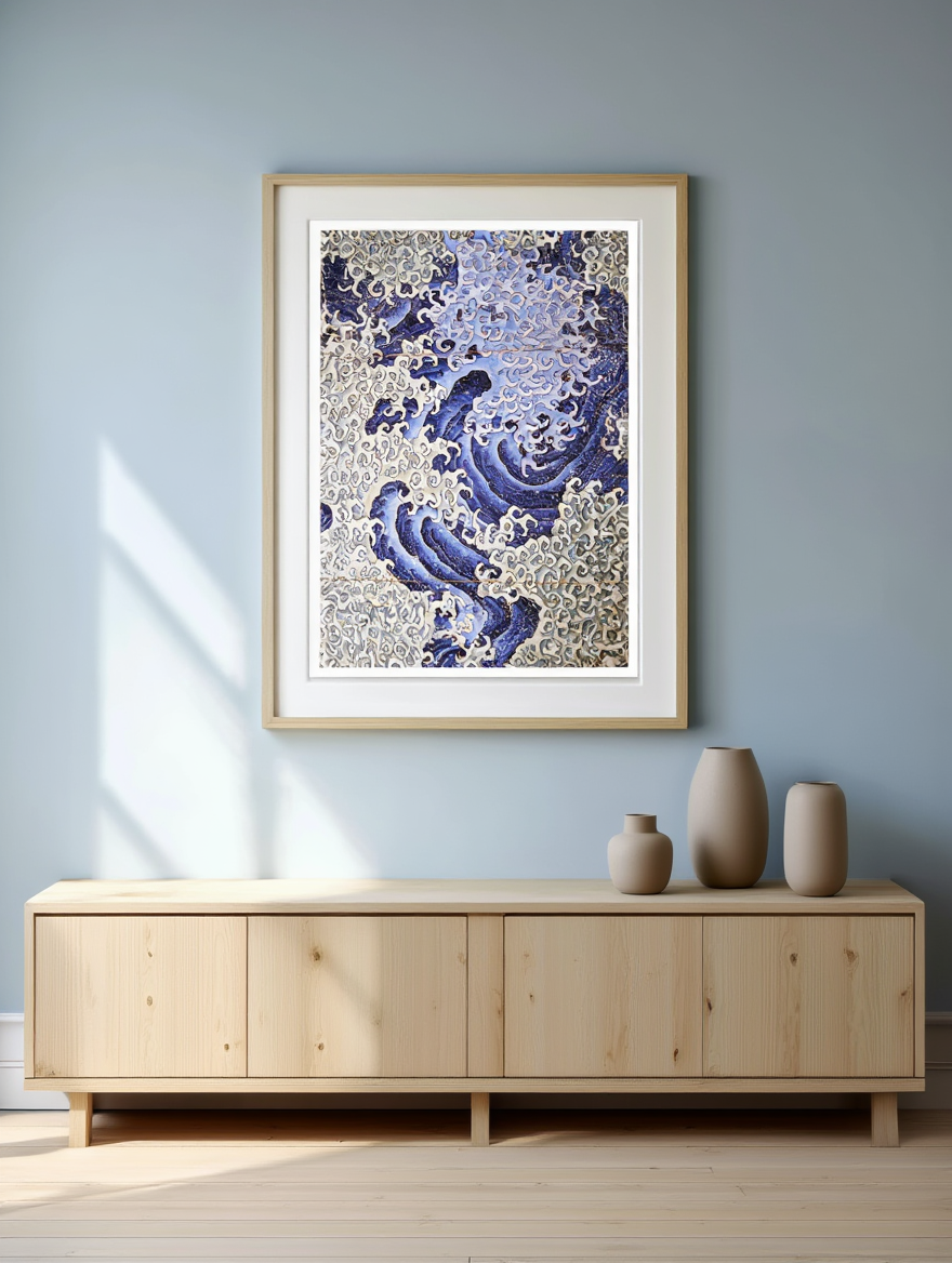 Katsushika Hokusai – Masculine Wave - Iconic Ukiyo-e Japanese Art Print