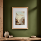 A Creek in St. Thomas Poster by Camille Pissarro – Impressionist Landscape Art Print