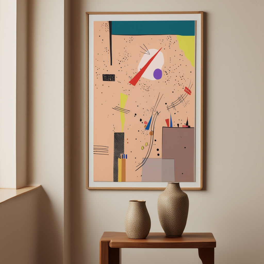 Spritze (Spray) by Wassily Kandinsky (1924) – Abstract Modernist Art Print