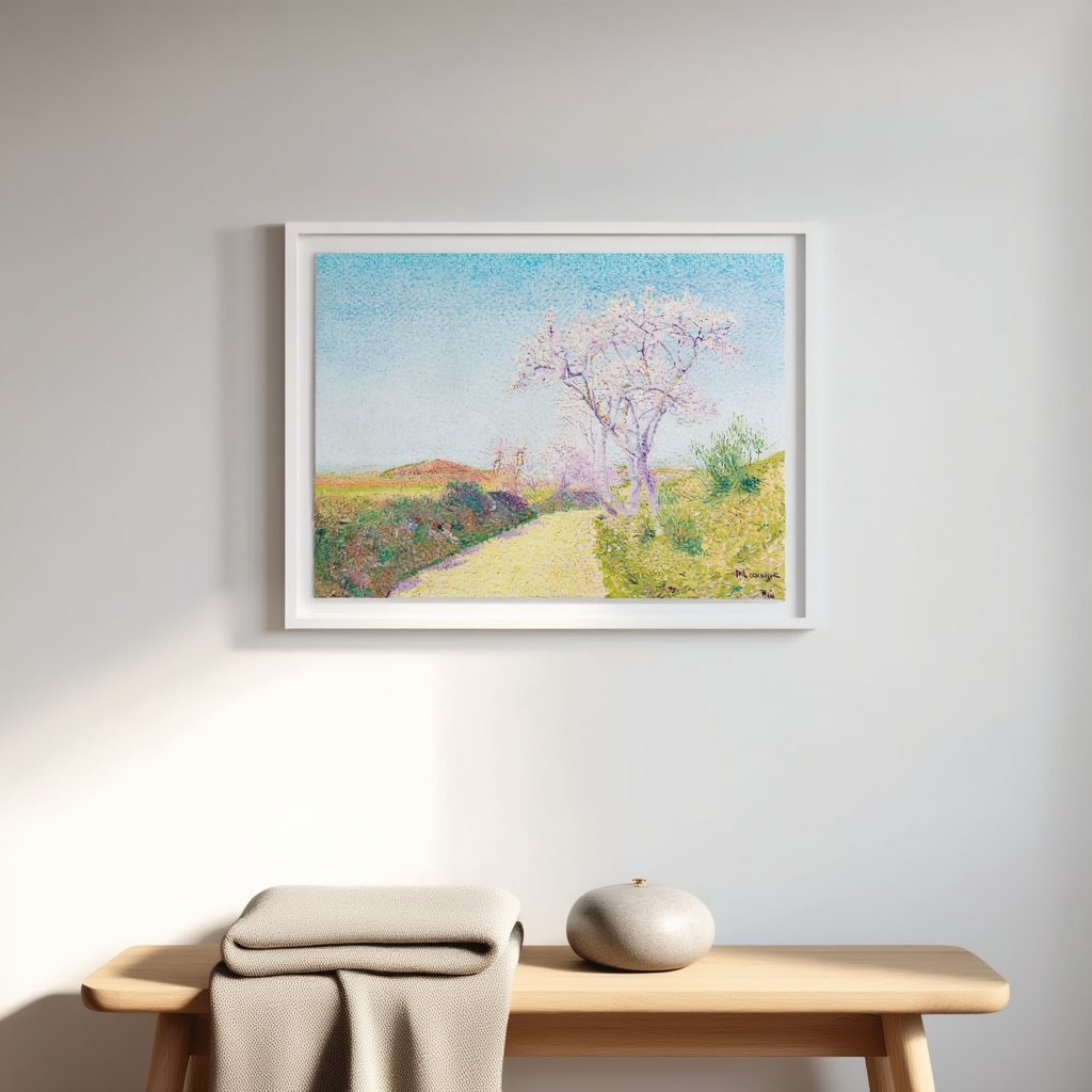 La Route Aux Amandiers Fleuris