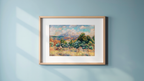 Montagne Sainte‑Victoire – Auguste Renoir Poster | Impressionist Landscape Art Print