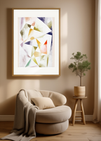 Paul Klee – Mountain Movement (In Three and Four Time) Print – Abstract Art Poster