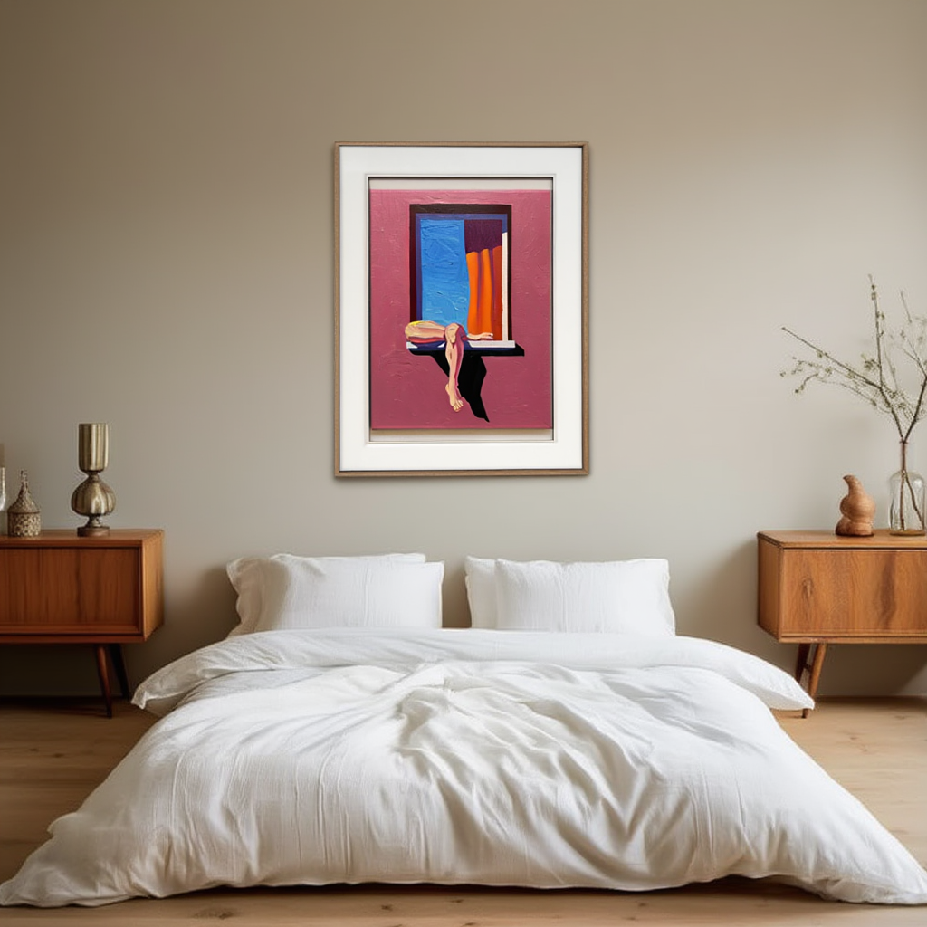 By the Window – A Moment of Stillness Art Print