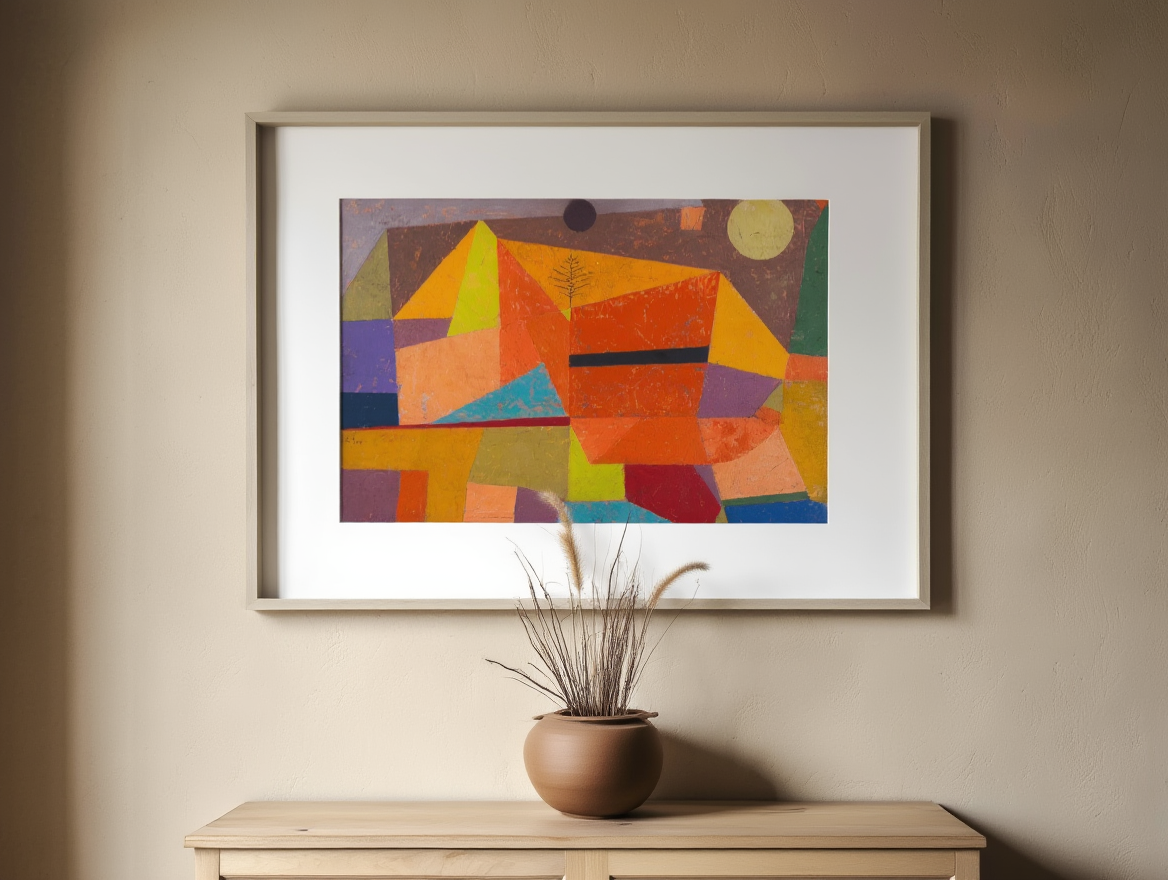 Paul Klee - Joyful Mountain Landscape