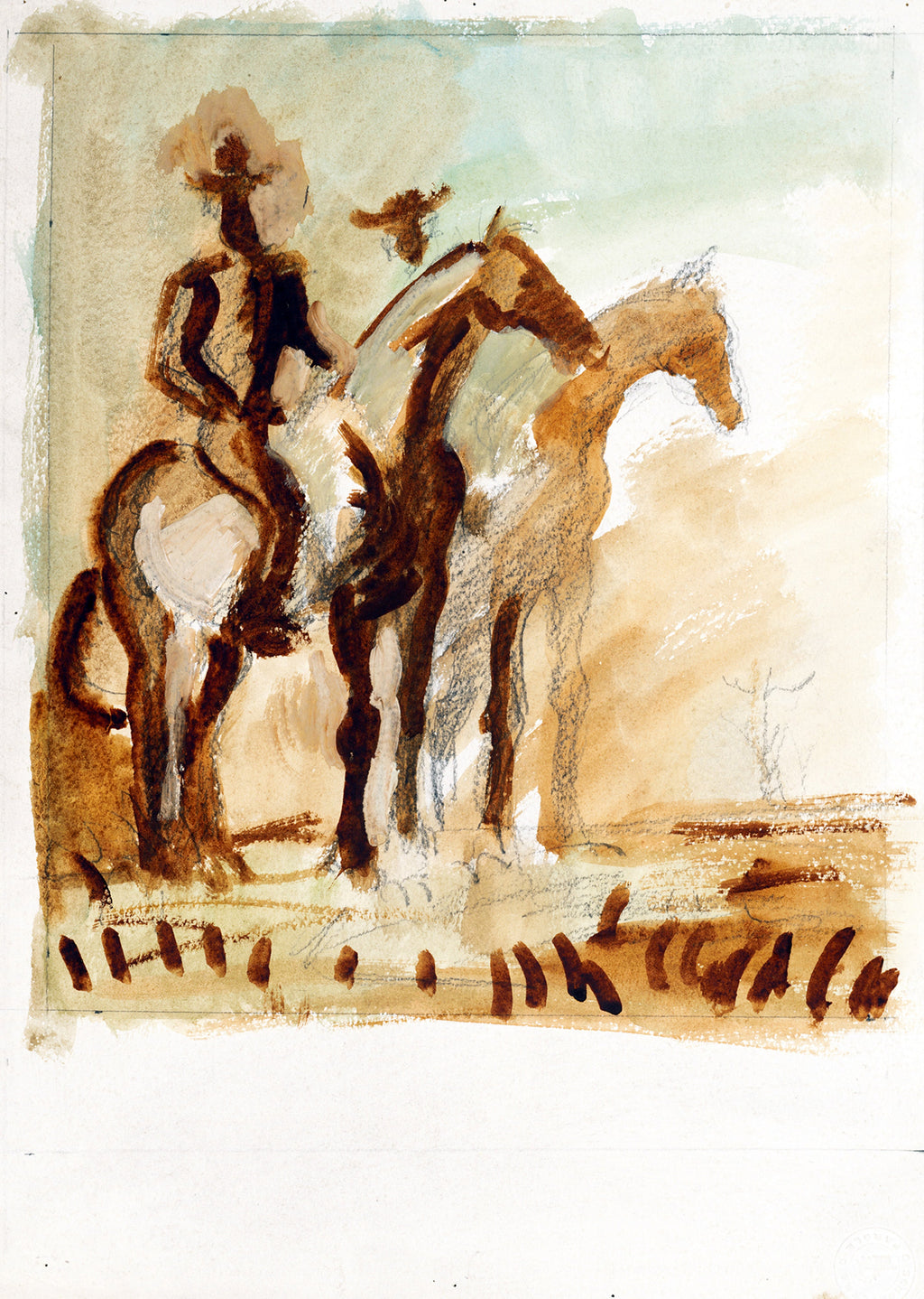 Set of 2 Checkerboard Figures & Study of the Watch | Contemporary Figurative & Fine Art Prints