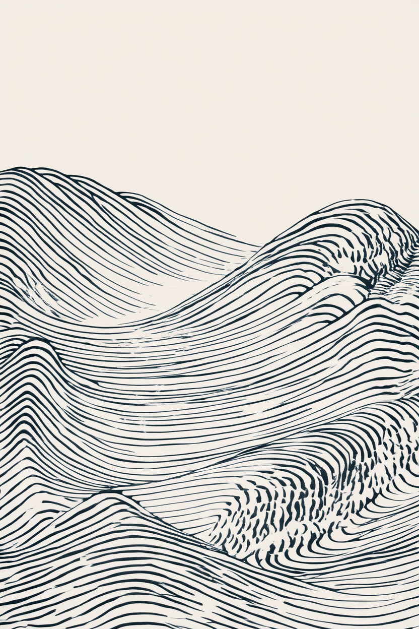 Set of 3 Wall Art Prints – Japanese Wave Art, Minimalist Travel Illustration & Ukiyo-e Fish Collection