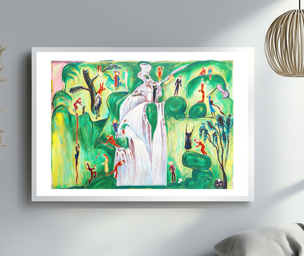 Nils Dardel - The Waterfall