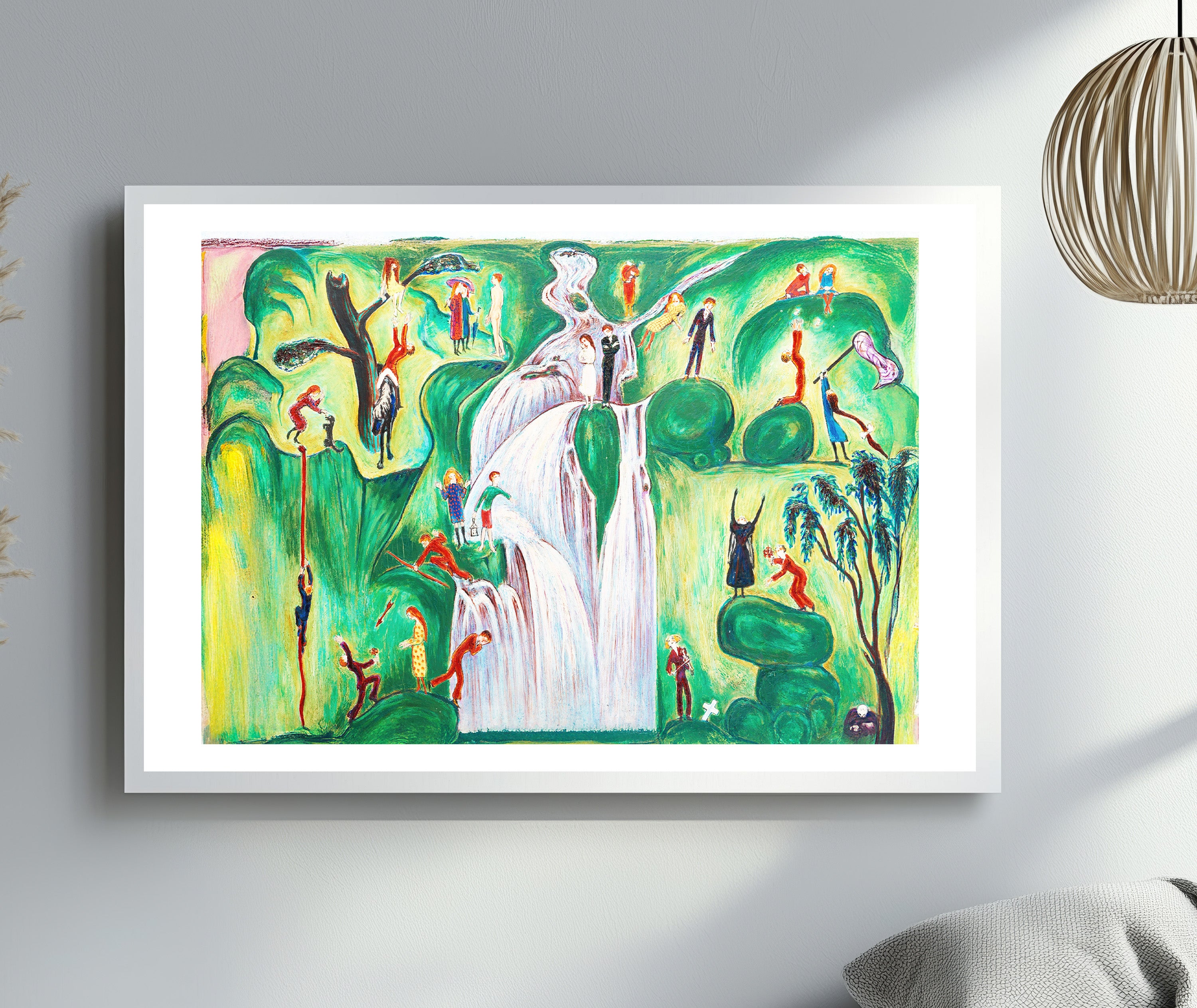 Nils Dardel - The Waterfall