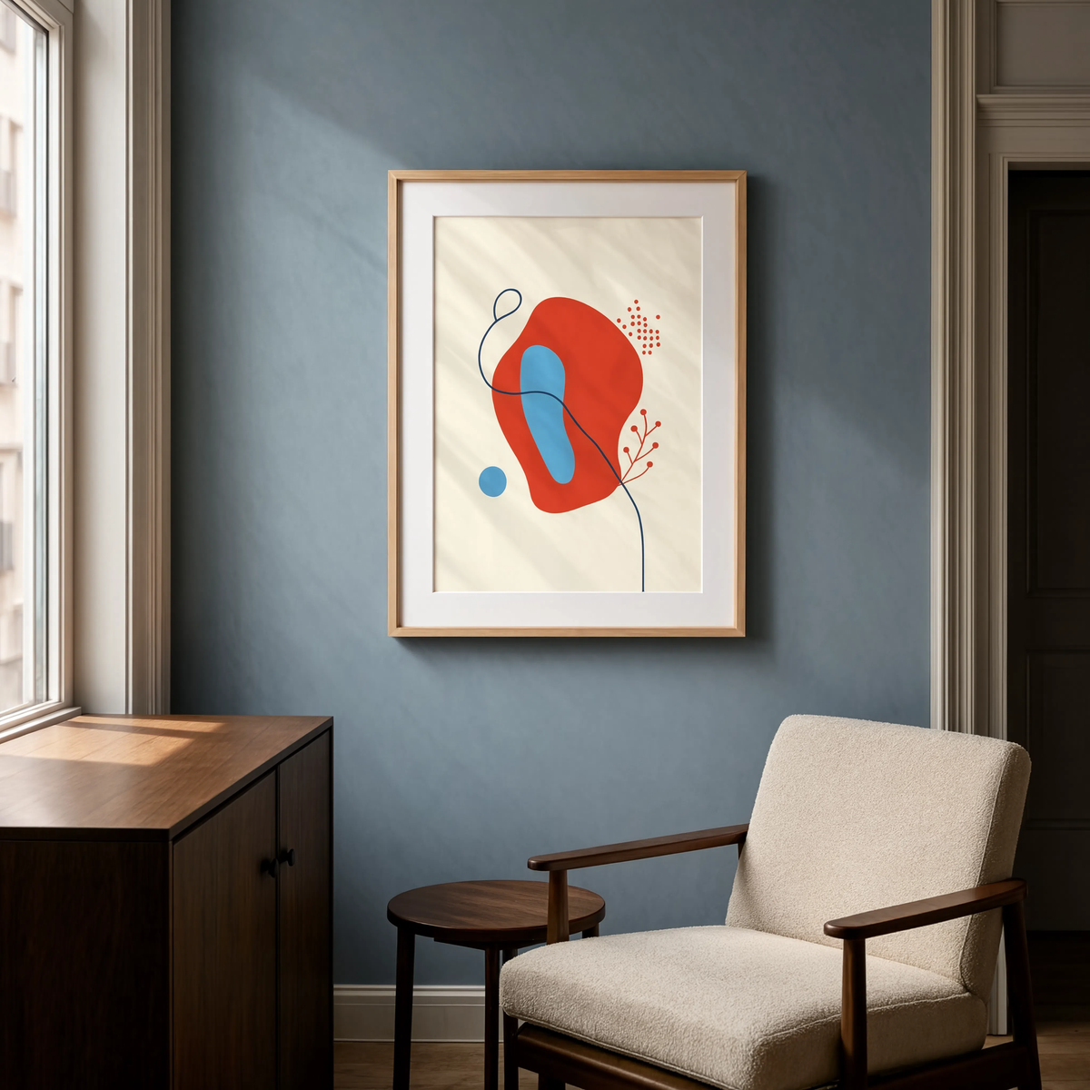Primary Forms | Contemporary Abstract Wall Art Print