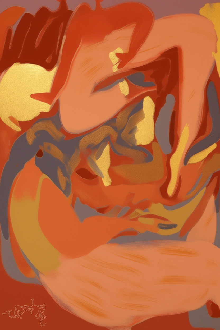 Set of 3 Colourful Earthy Boho Prints – Abstract Figures in Sunlit Terracotta, Desert Dusk & Forest Harmony - Hakyarts