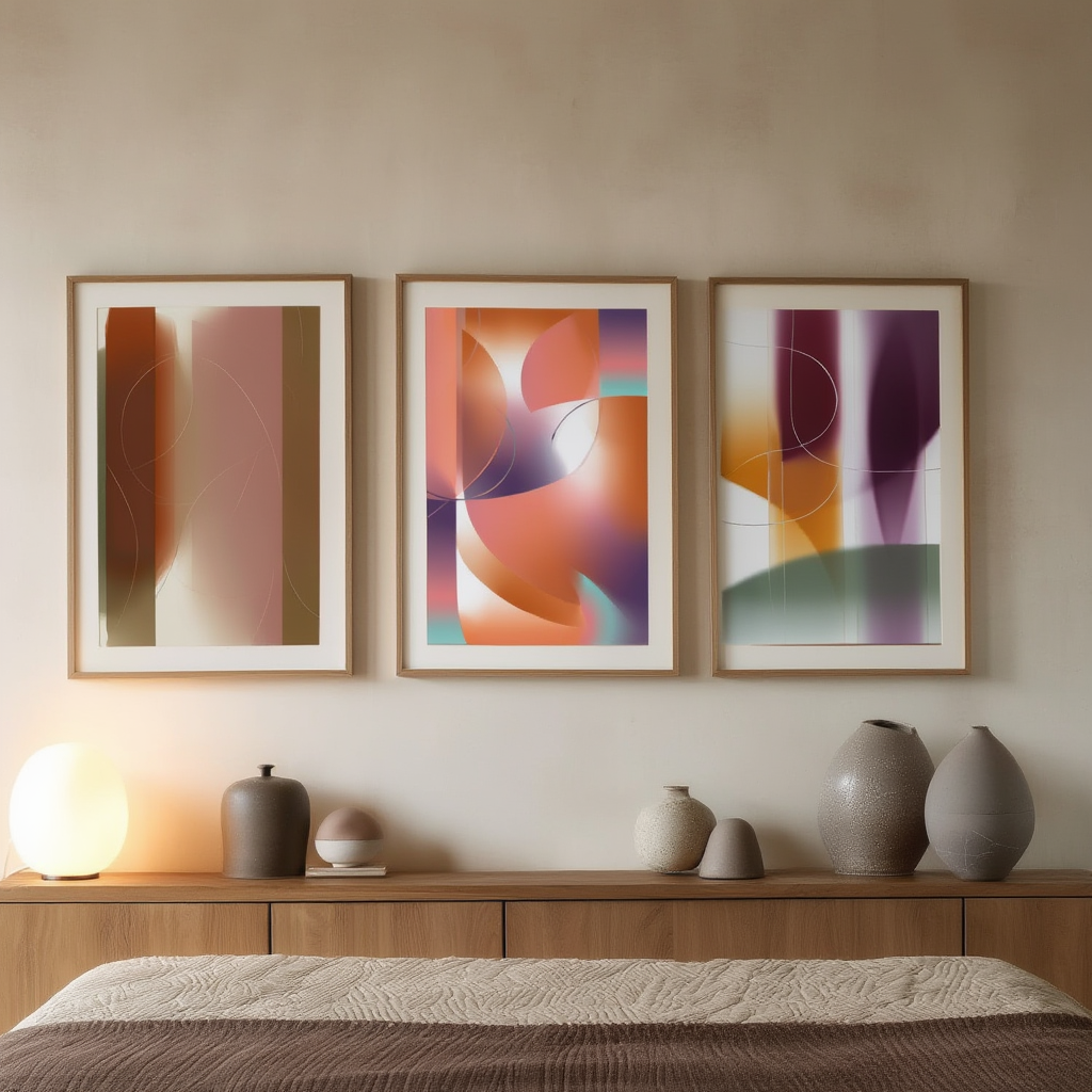 Set of 3 Art Prints  – Chromatic Explorations - Hakyarts