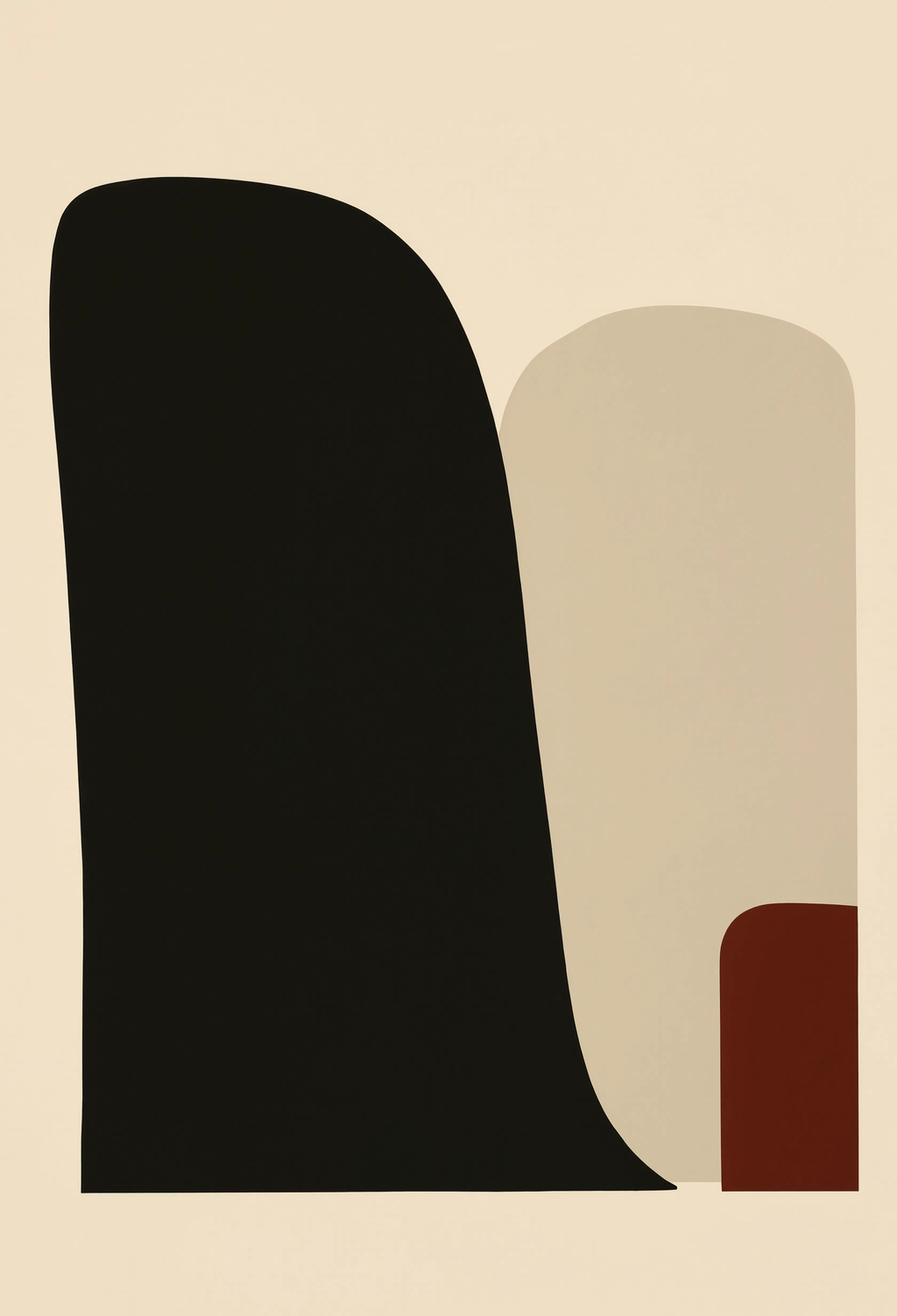 Balanced Form Abstract | Minimalist Contemporary Wall Art Print