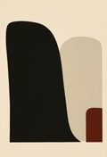 Balanced Form Abstract | Minimalist Contemporary Wall Art Print