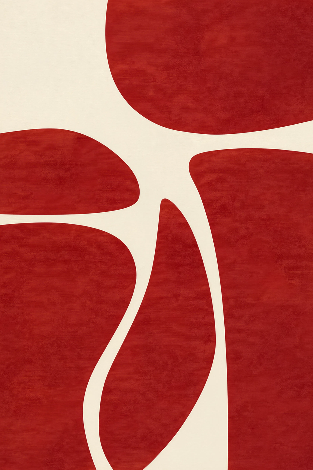 Nocturnal Angles – Contemporary Red Shapes