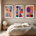 Klee’s Essence – Set of 3 Modernist Art Prints - Hakyarts