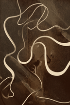 Set of 3 Abstract Ribbon Prints – Minimalist Wall Art
