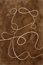 Set of 3 Abstract Ribbon Prints – Minimalist Wall Art
