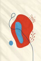 Primary Forms | Contemporary Abstract Wall Art Print
