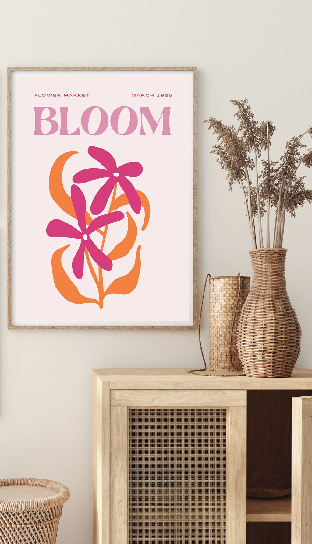 Abstract Bloom Poster