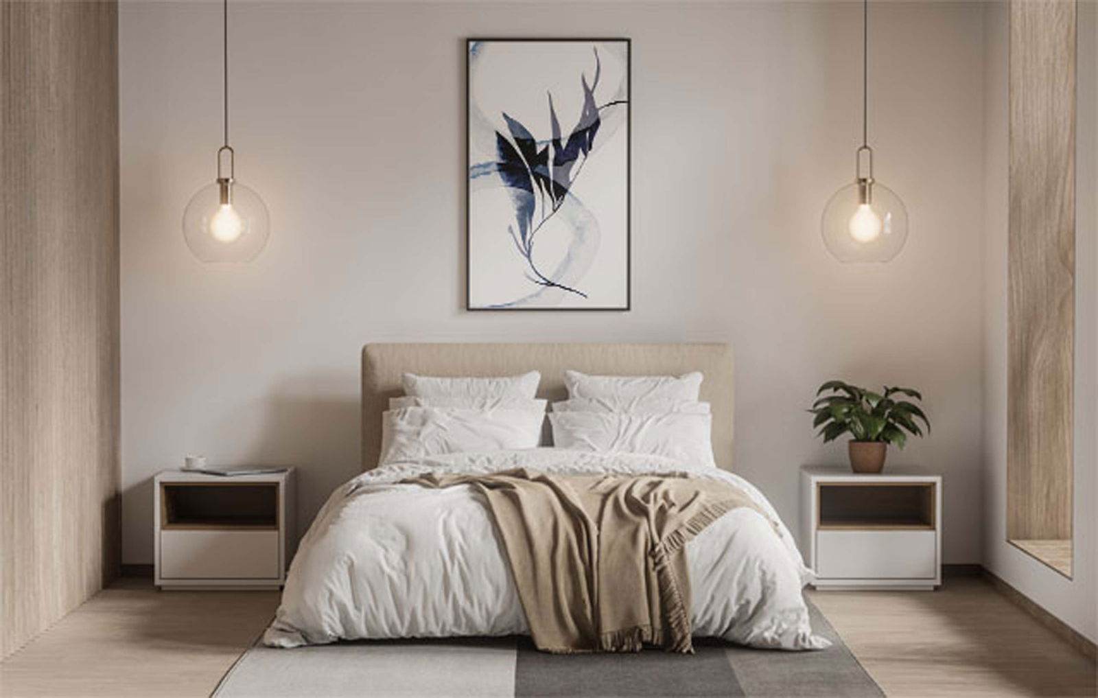 Abstract Floral Shapes No 2 Poster - Hakyarts