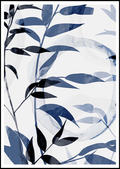 Abstract Floral Shapes No 1 Poster - Hakyarts