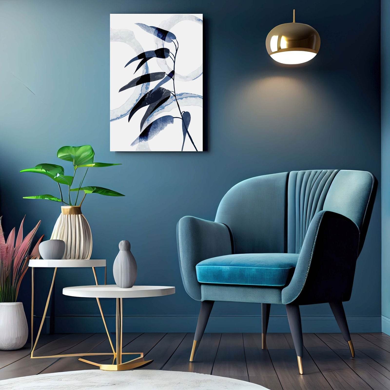 Abstract Floral Shapes No 3 Poster - Hakyarts