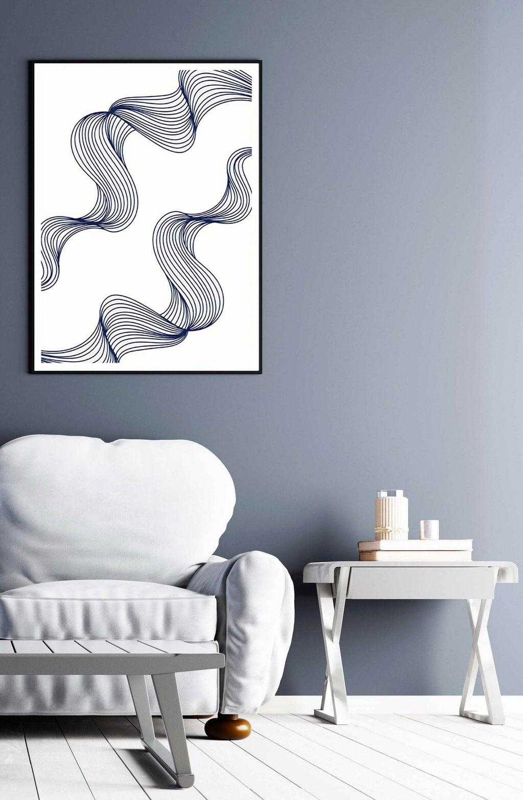Abstract Waves Poster No3 - Hakyarts