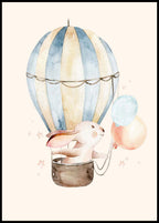 Adventurous Rabbit Poster