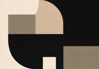 Canvas Print Structured Neutral Forms | Minimalist Contemporary Wall Art