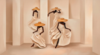 Canvas Print Gracious Black Women Pose | Contemporary Fashion Portrait Wall Art