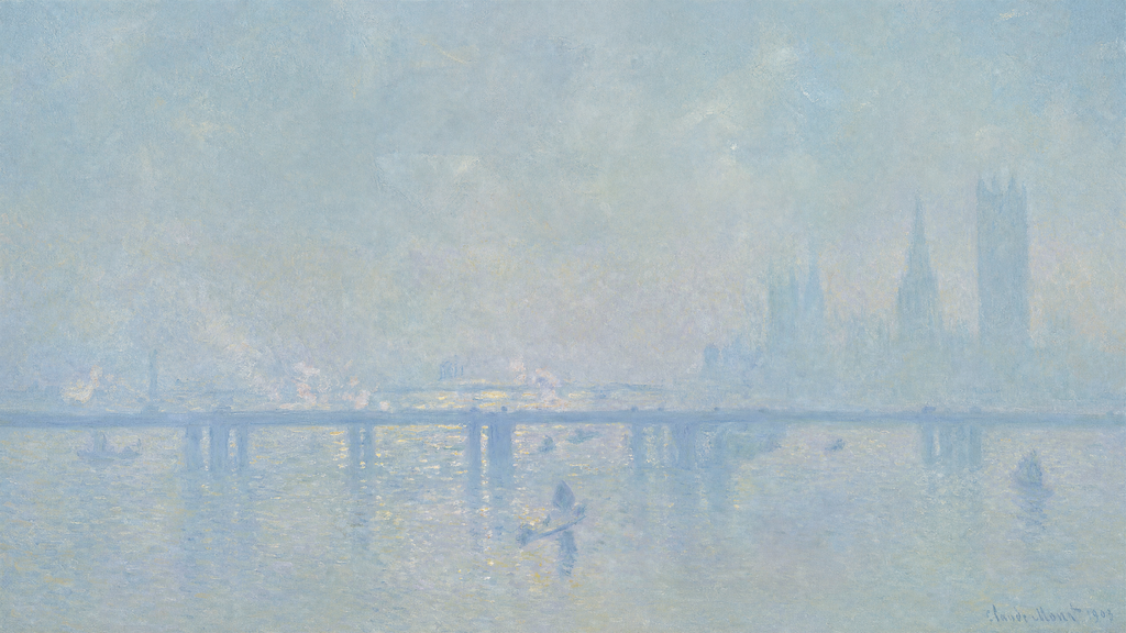 Canvas Print Claude Monet – Charing Cross Bridge | Iconic Impressionist Cityscape Art Print