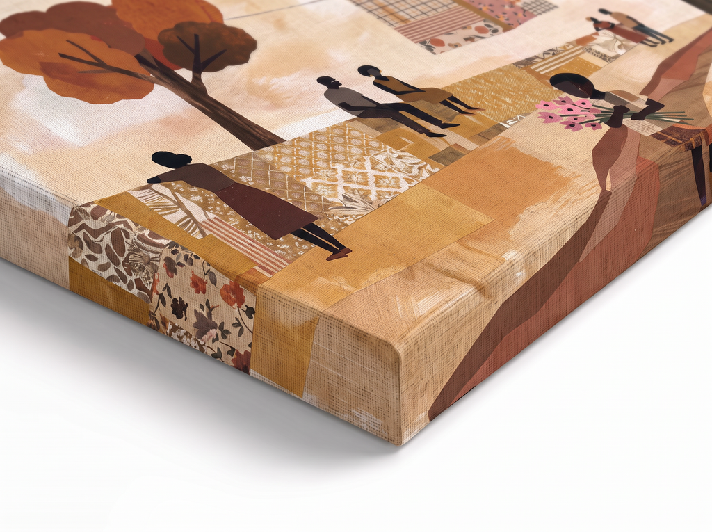 Canvas Print It Takes a Village | Contemporary Figurative Wall Art