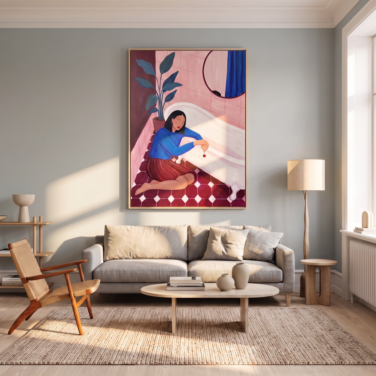 Canvas Print Friday Night | Contemporary Figurative Wall Art