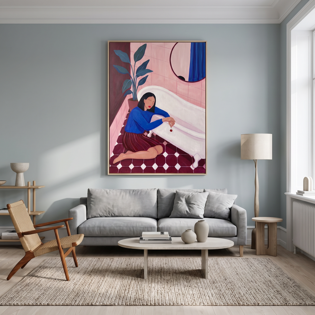 Canvas Print Friday Night | Contemporary Figurative Wall Art