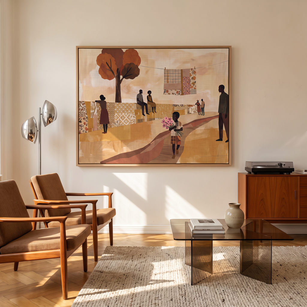 Canvas Print It Takes a Village | Contemporary Figurative Wall Art