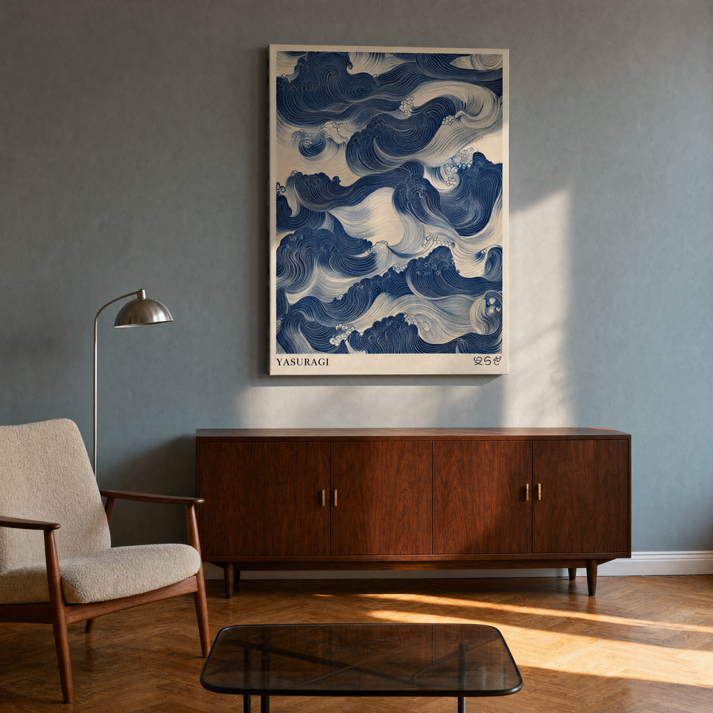 Canvas Print Yasuragi – Tranquil Ocean Waves