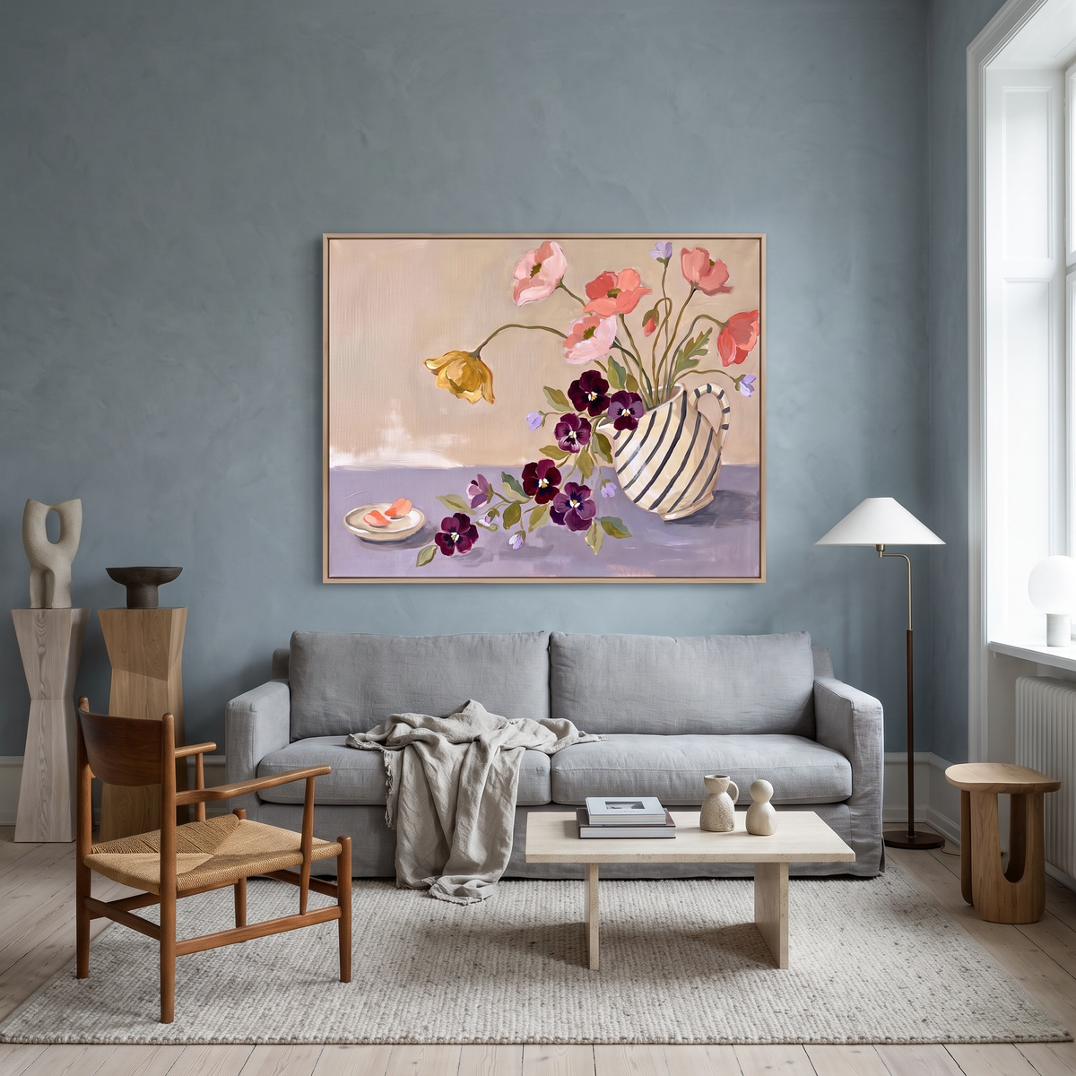 Canvas Print Floral Composition | Contemporary Botanical Wall Art