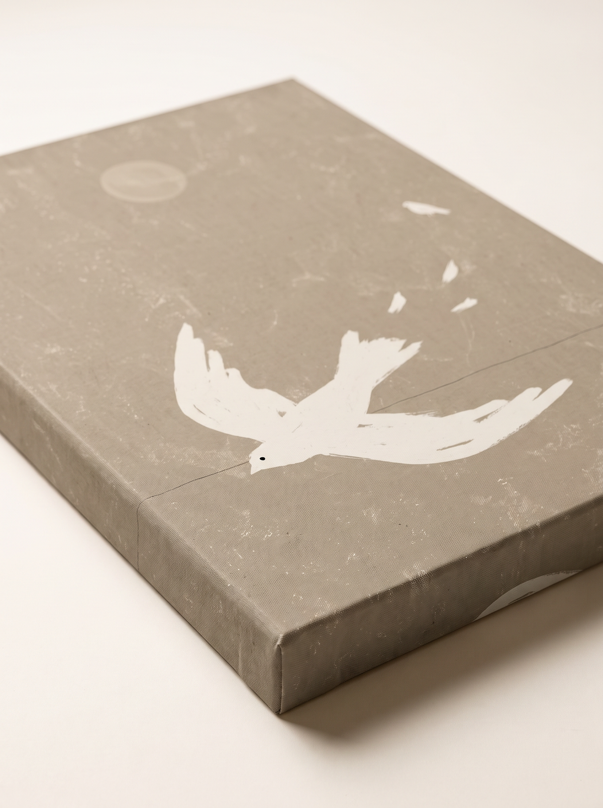 Canvas Print Flying Doves | Minimalist Bird Wall Art
