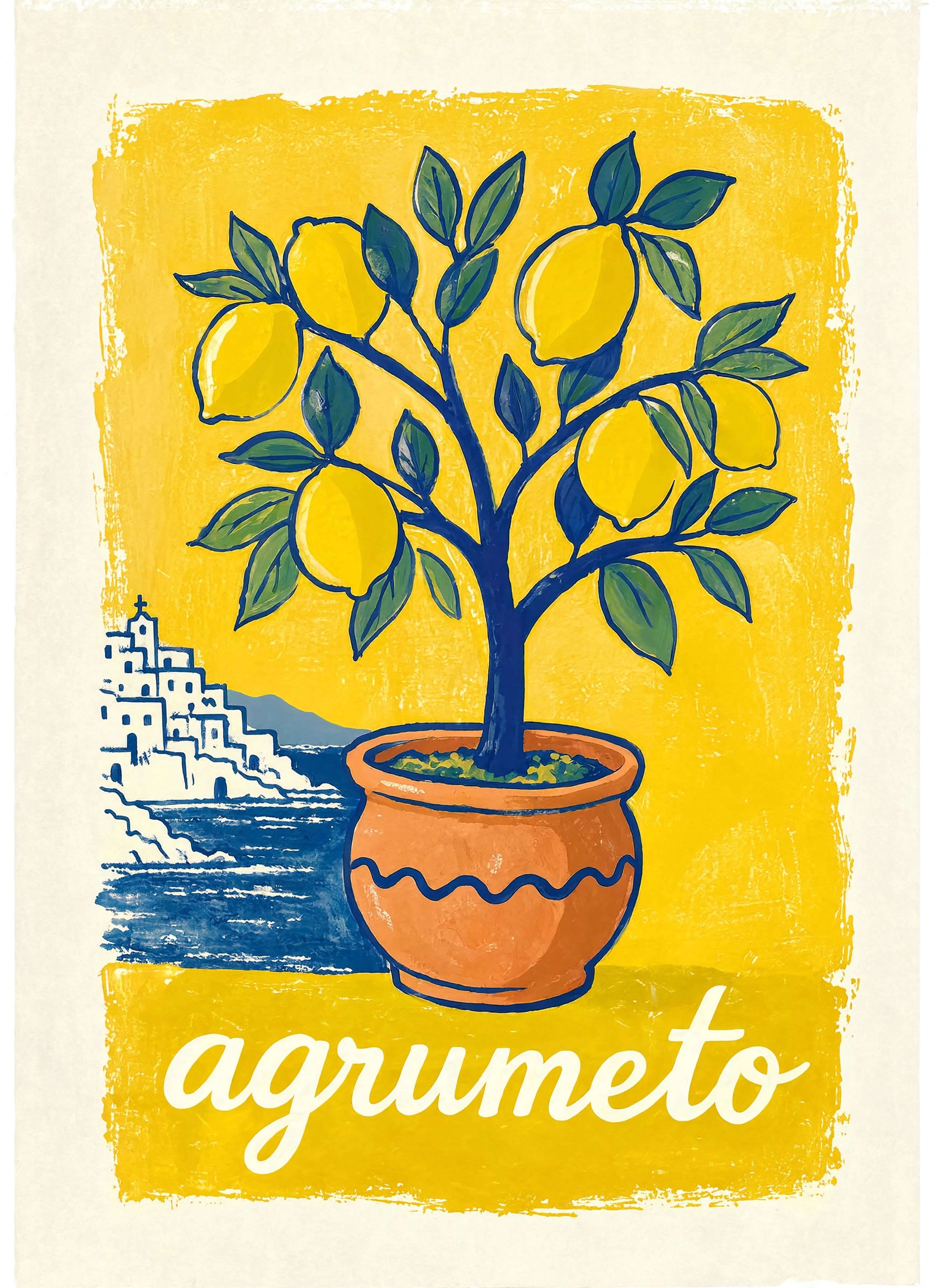 Agrumeto | Italian Citrus Grove Wall Art Print