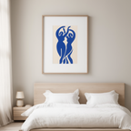 Blue Abstract Figures – Modern Wall Art
