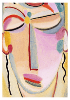 Alexej von Jawlensky - Mystical head Meditation - Hakyarts