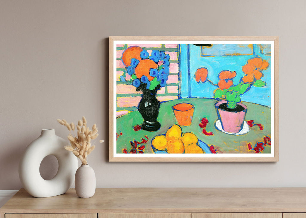 Alexej von Jawlensky - Still Life with Flowers and Oranges