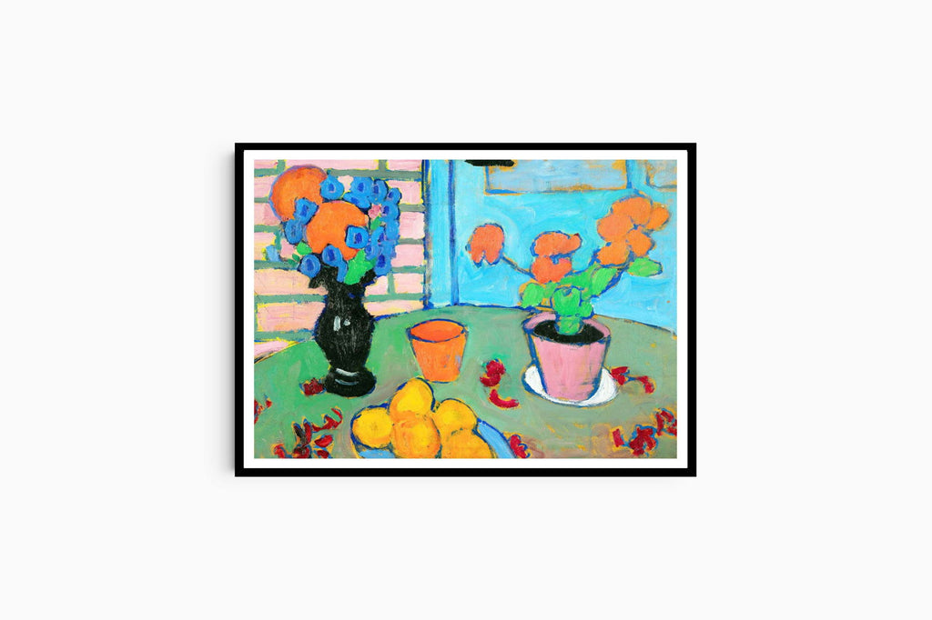 Alexej von Jawlensky - Still Life with Flowers and Oranges