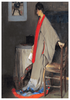 Alfred Henry Maurer - Young Woman In Kimono - Hakyarts