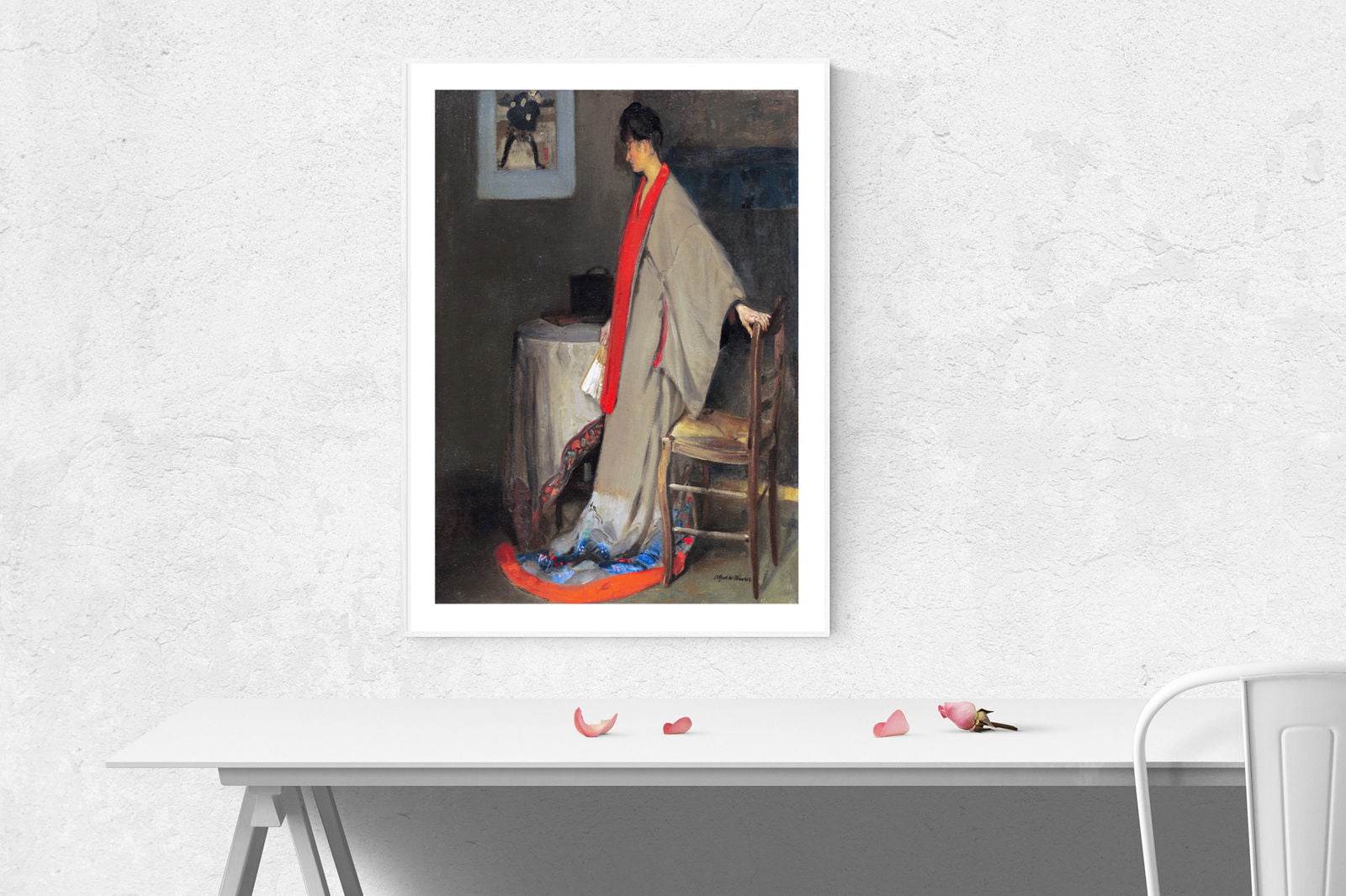 Alfred Henry Maurer - Young Woman In Kimono - Hakyarts