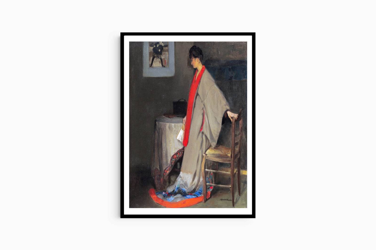 Alfred Henry Maurer - Young Woman In Kimono - Hakyarts