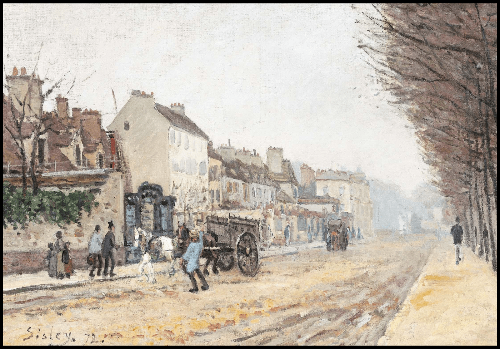 Alfred Sisley - Boulevard Héloïse - Hakyarts