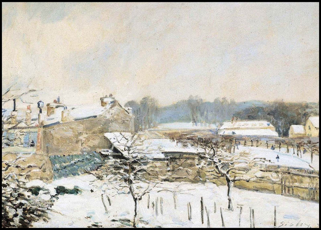Alfred Sisley - Effet de Neige à Louveciennes - Hakyarts